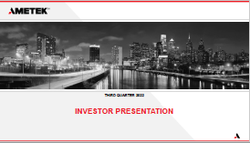 AMETEK Investor Presentation 250x140